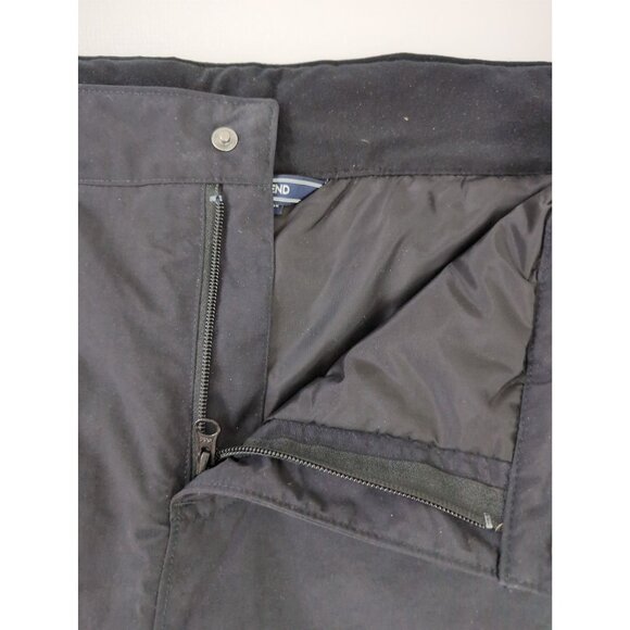 Lands End Snow Pants Womens 1X Black Waterproof Insulated Outdoor Ski Chore - Picture 7 of 16